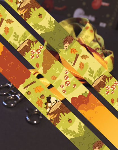 Autumn Forest Lanyard