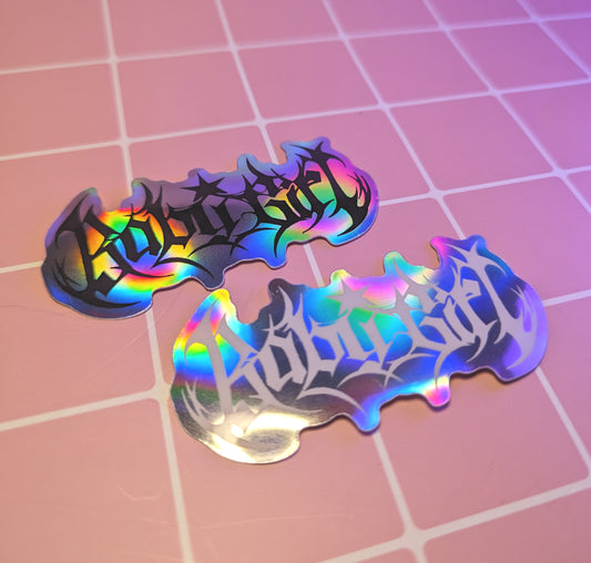 Baby Girl Holographic Sticker