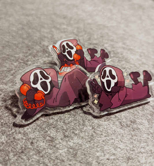 Spiritmask Acrylic Pins