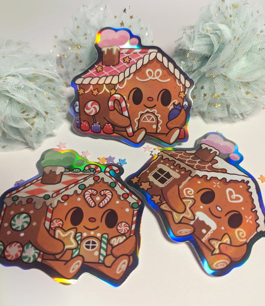 Gingerbread House Stickers