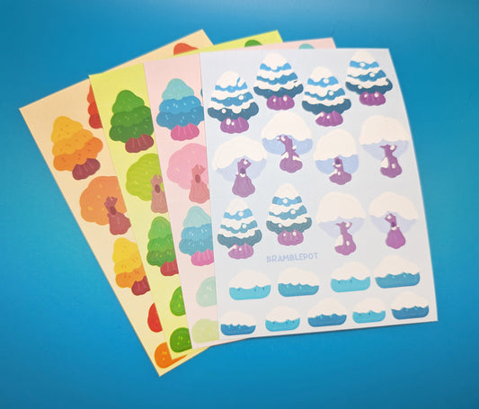 Forest Seasons Sticker Sheets