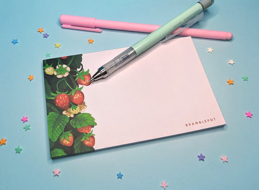 Strawberries Notepad